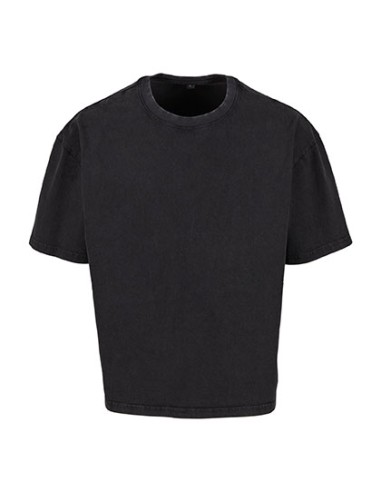 BUI-BY435-Vintage Cropped Heavy Oversize Tee